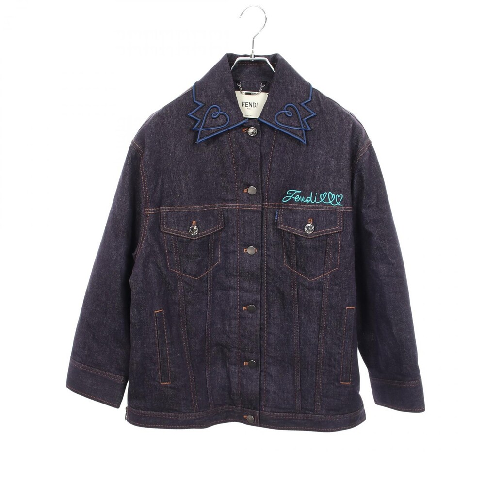 Fendi Open Your Heart Padded Denim #338792F10B